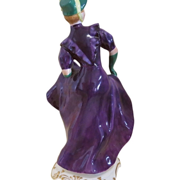 Adderley The Can Can Violette Bone China Figurine Ornament - Picture 4 of 9